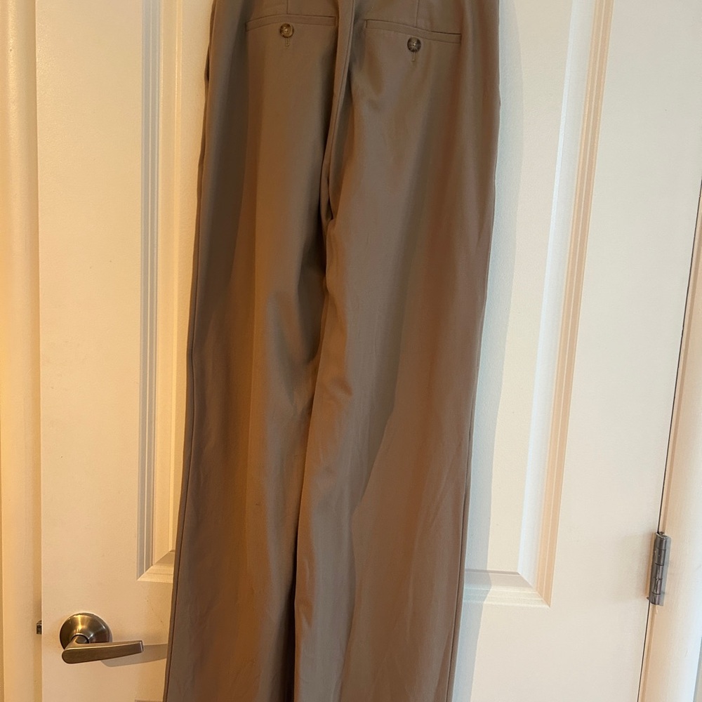 Chic Tan Wide-Leg Trousers